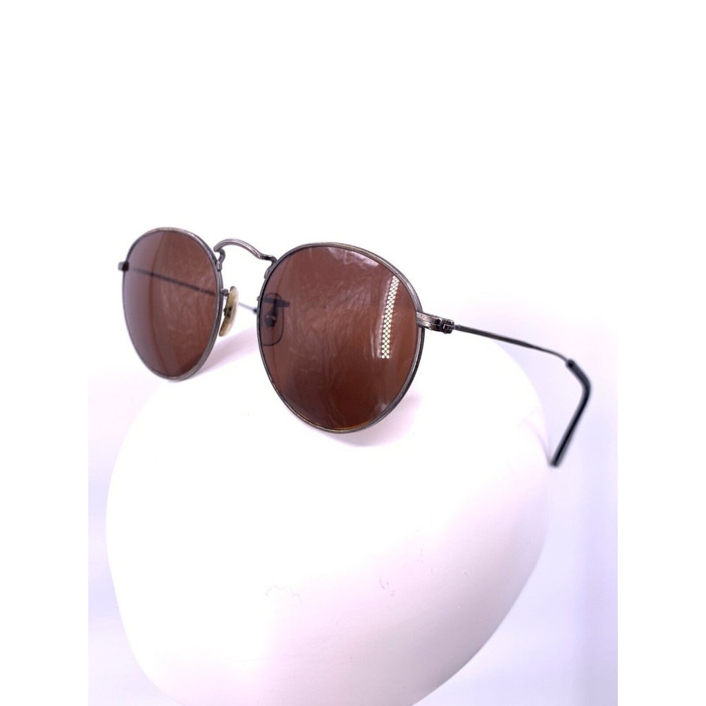 Ray Ban Vintage B&L Usa W0967 Xpas Oval Silver Color Coin Edge 15-125-49 (Z35)